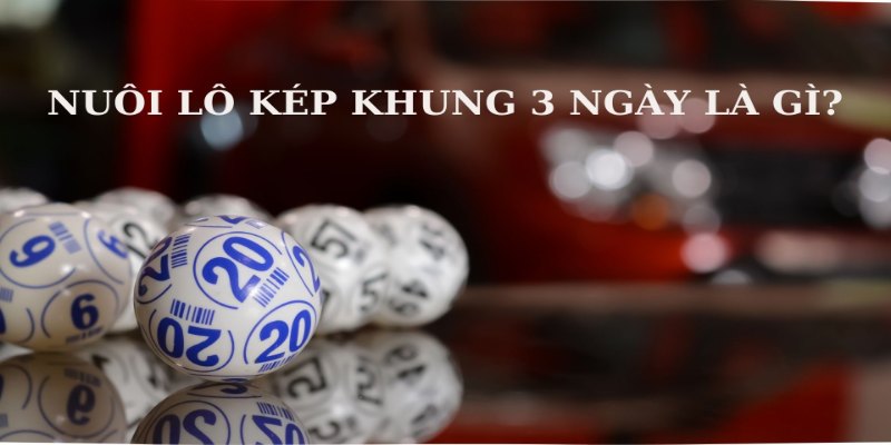 Chiến Thuật Nuôi Lô Kép Khung 3 Ngày Bất Bại Từ Cao Thủ 1 Nuôi lô kép khung 3 ngày là gi?